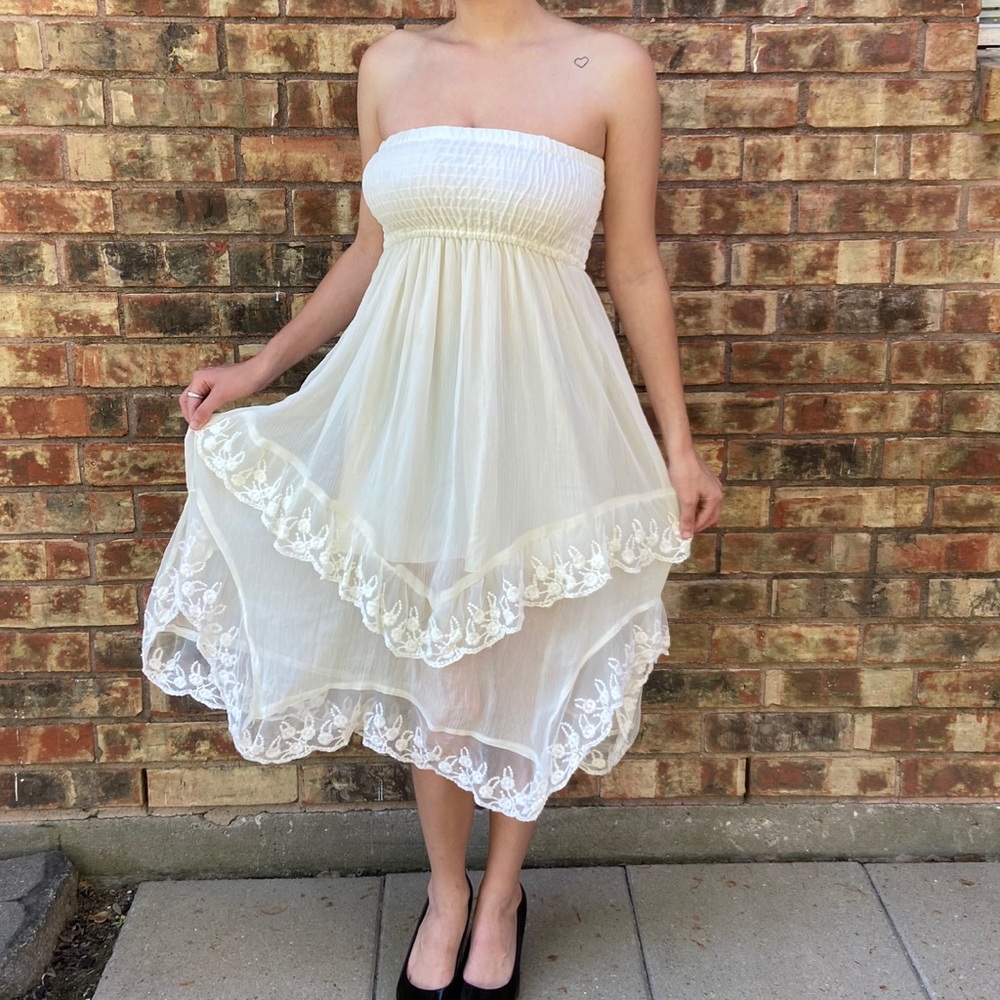 White dress